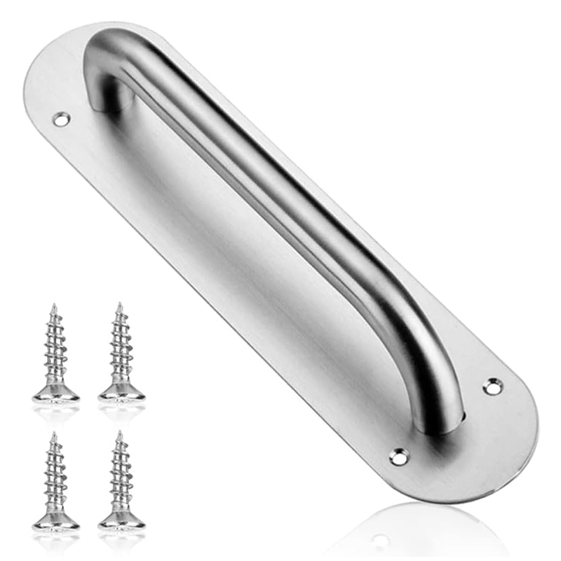 DS05-HP02 Oval Stainless Steel Door Pull Plate With Handle