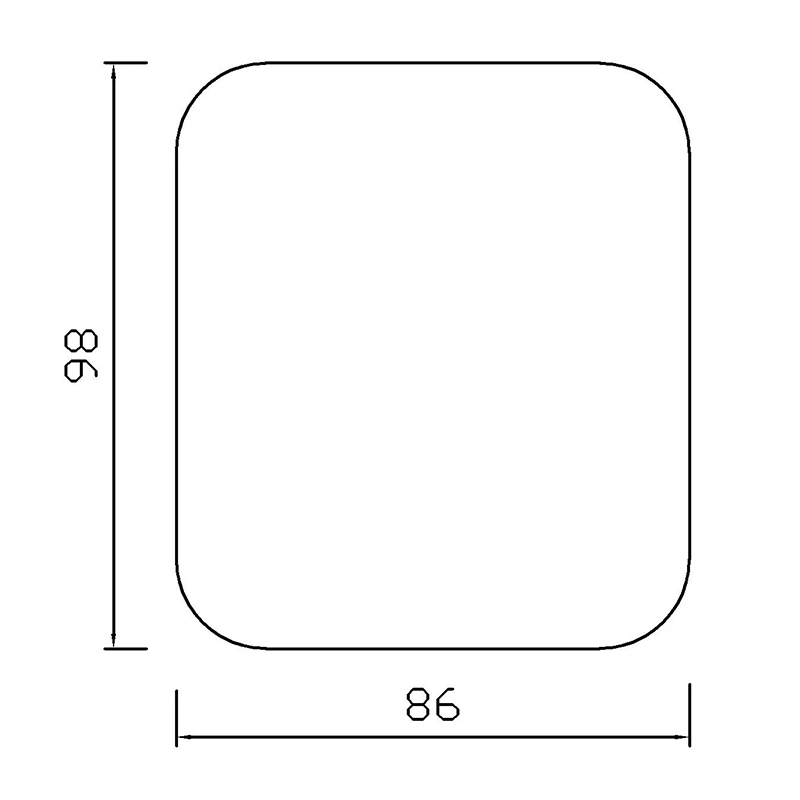 DS05-PP04 Squared Self Adhesive Push And Pull Signs