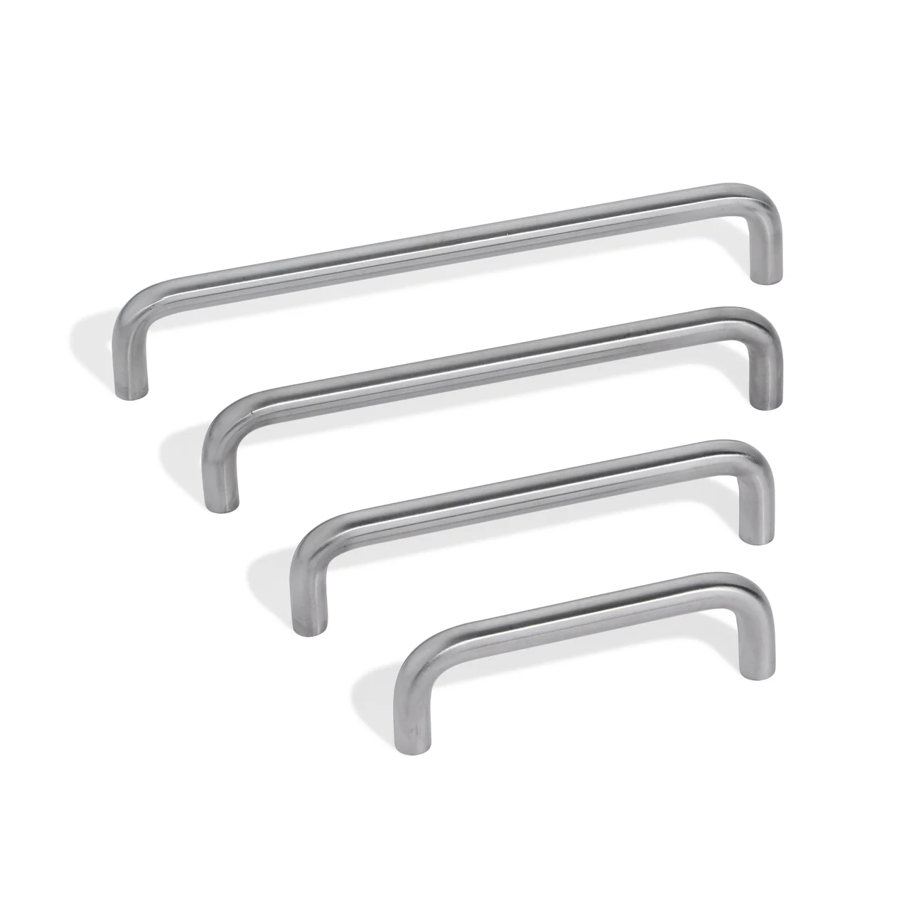 Curve D Round Bar Cabinet Handle