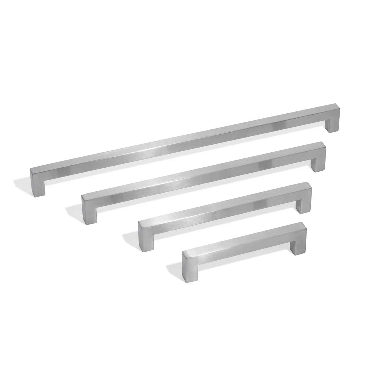 Square Bar Cabinet Handle - 14mm