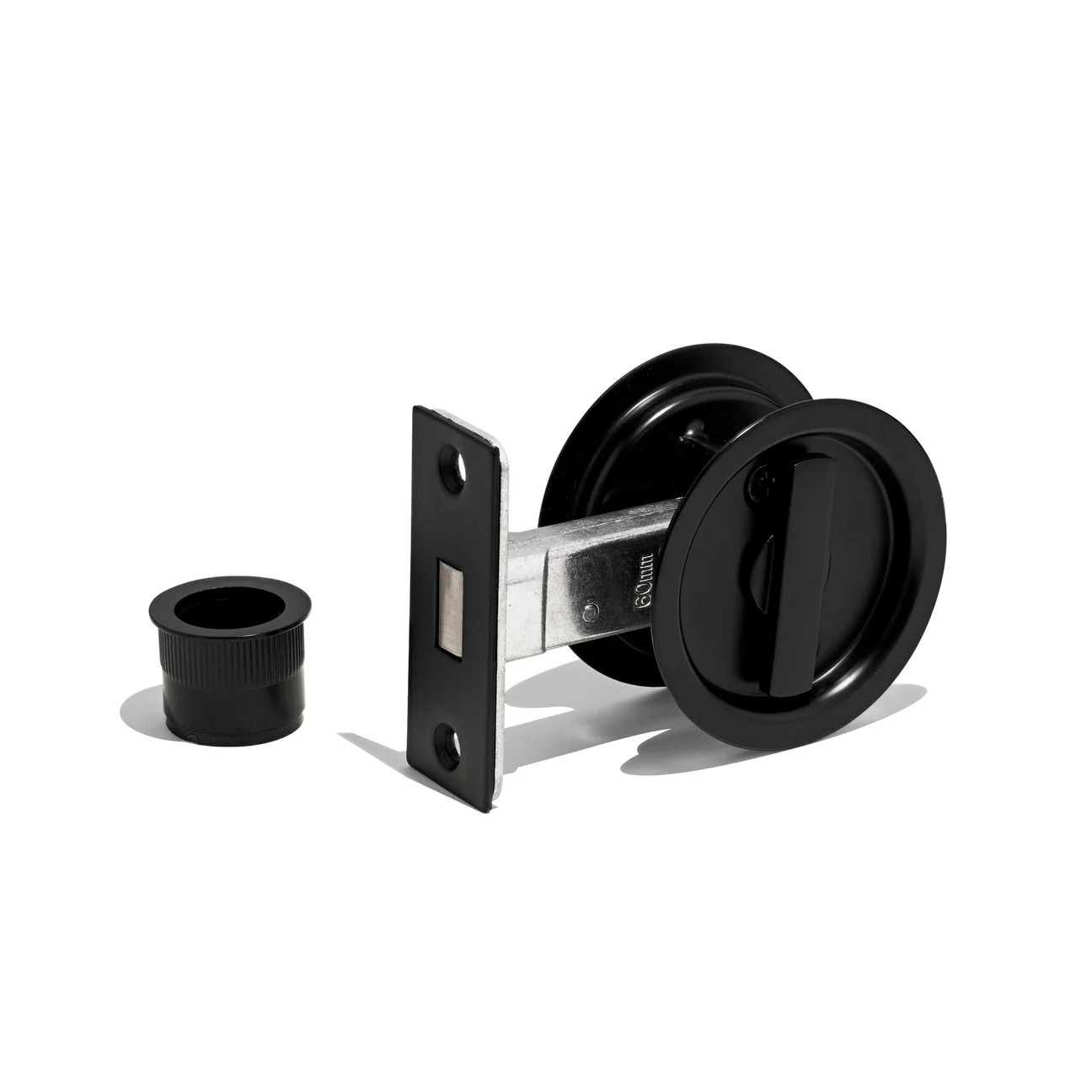 DSPH-17 Round Cavity Sliding Door Privacy Lock Set