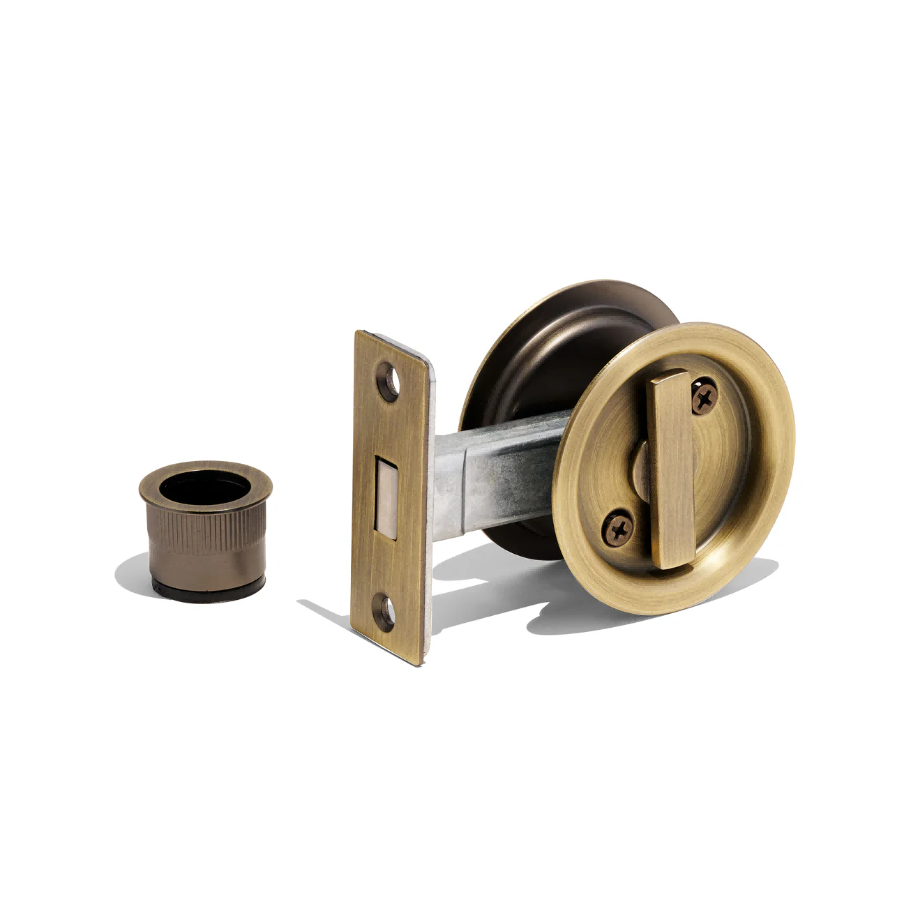 DSPH-17 Round Cavity Sliding Door Privacy Lock Set