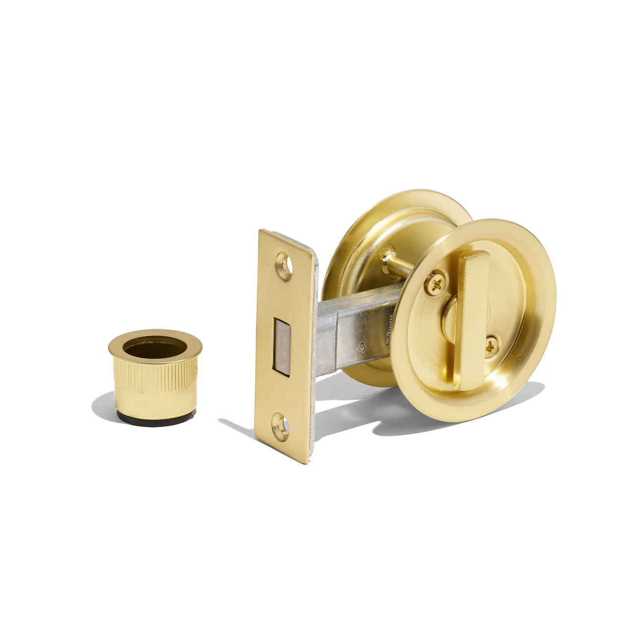 DSPH-17 Round Cavity Sliding Door Privacy Lock Set