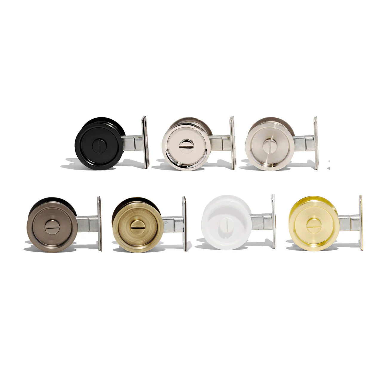 DSPH-17 Round Cavity Sliding Door Privacy Lock Set