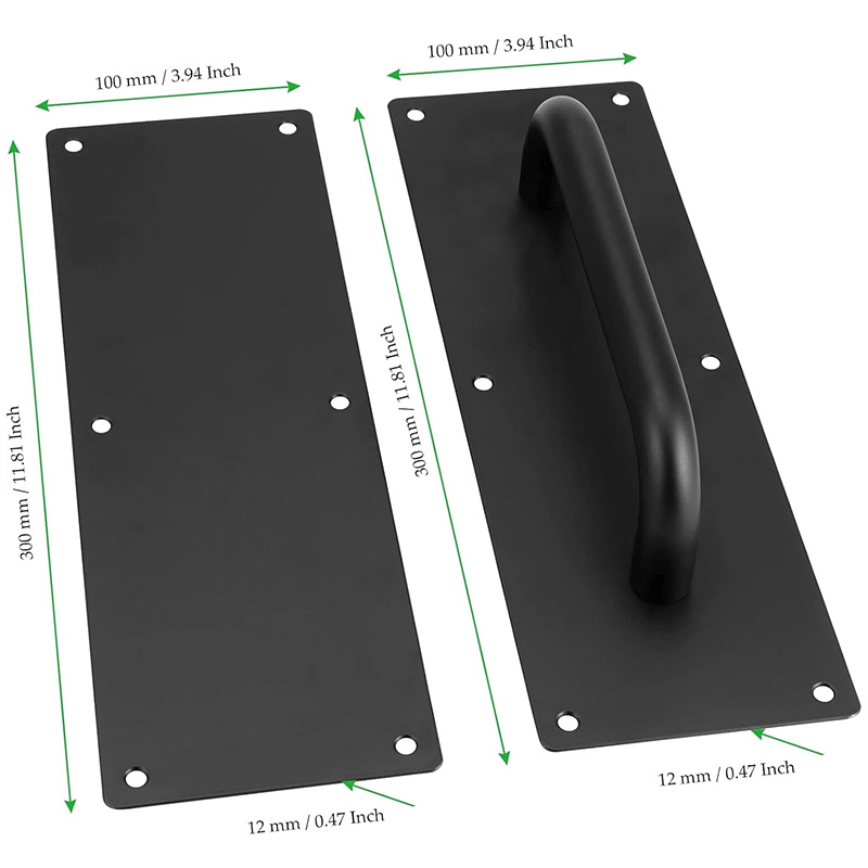 Door Pull With Backplate