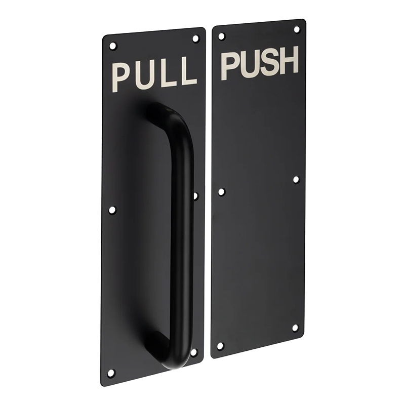 Door Pull Handle And Push Plate